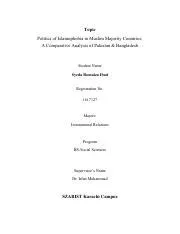  Xenophobia and Islamophobia in Pakistan: A Comparative Study